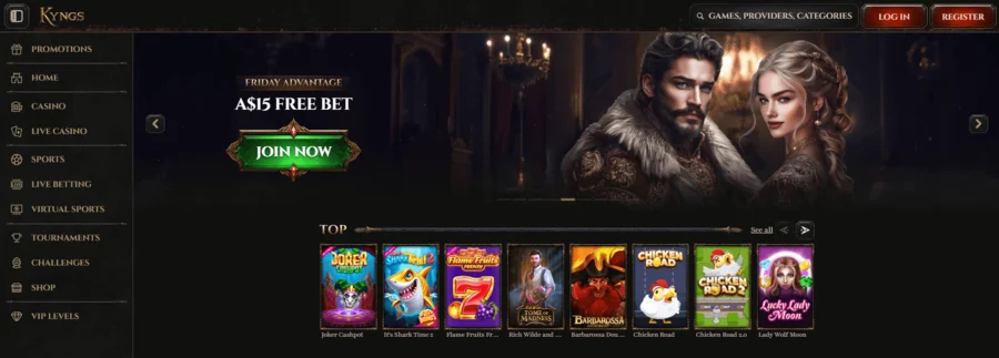 kyngs casino
