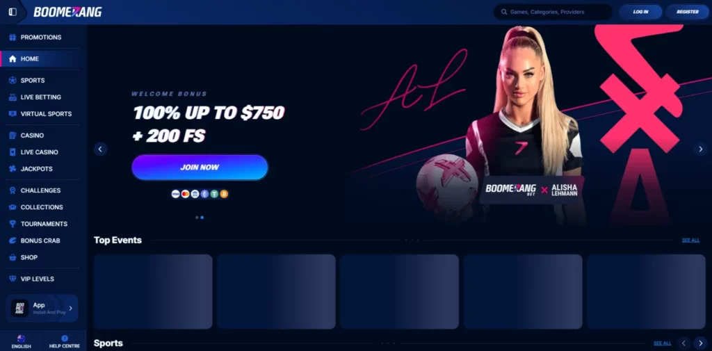 Boomerang bet casino